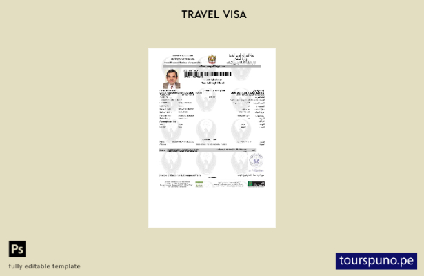 lista para imprimir plantilla de visa electrónica de los EAU en formatos Word  7